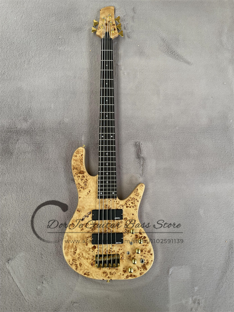 Bass Guitar Fretless - 5-strunowa gitara basowa Fode basowa klon