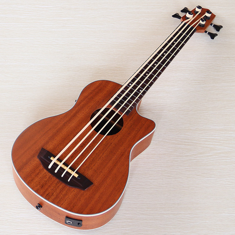 Bass Guitar Fretless - Gitara basowa ukulele elektryczna bez progów