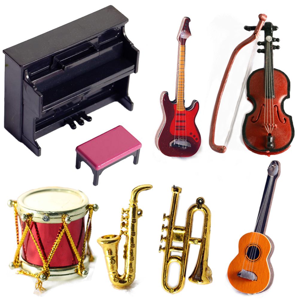 Musical Instrument Veena - Miniaturowe instrumenty muzyczne dla lalek w