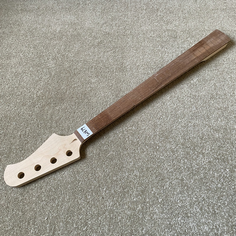 Bass Guitar Fretless - SN879 Niedokończony Gryf do Gitary Basowej