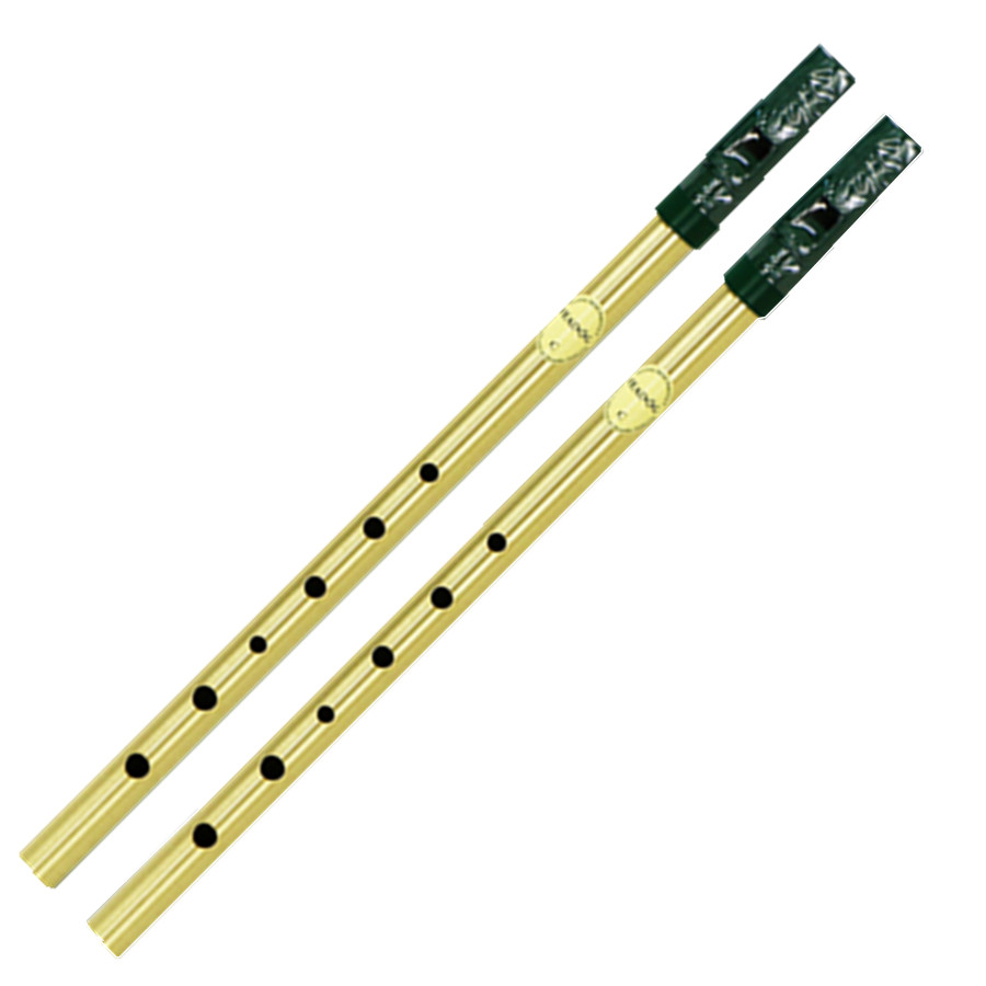 Penny Whistle D - Mosiężny irlandzki gwizdek flet Feadog D