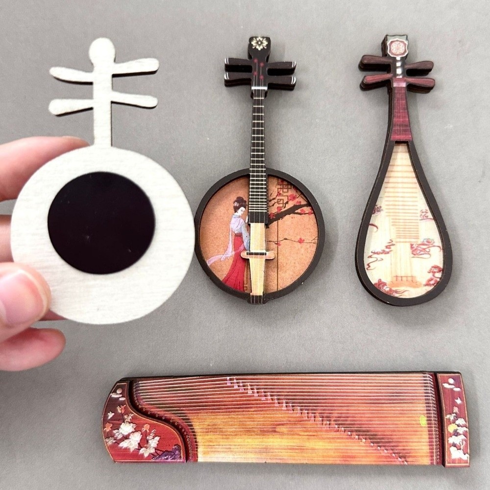 4 SZT./ZESTAW Magnesy na lodów – Musical Instrument Ancient recenzja i cena