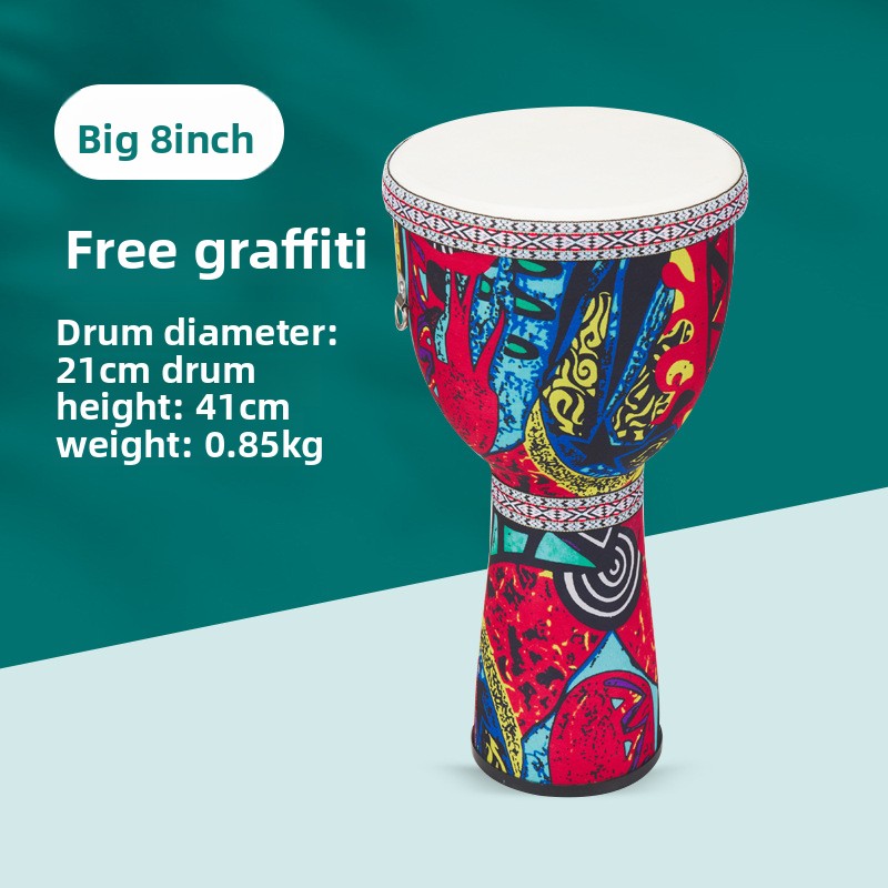 8-calowy Afrykański Duży Bęben – Bongo Drum Set recenzja i cena