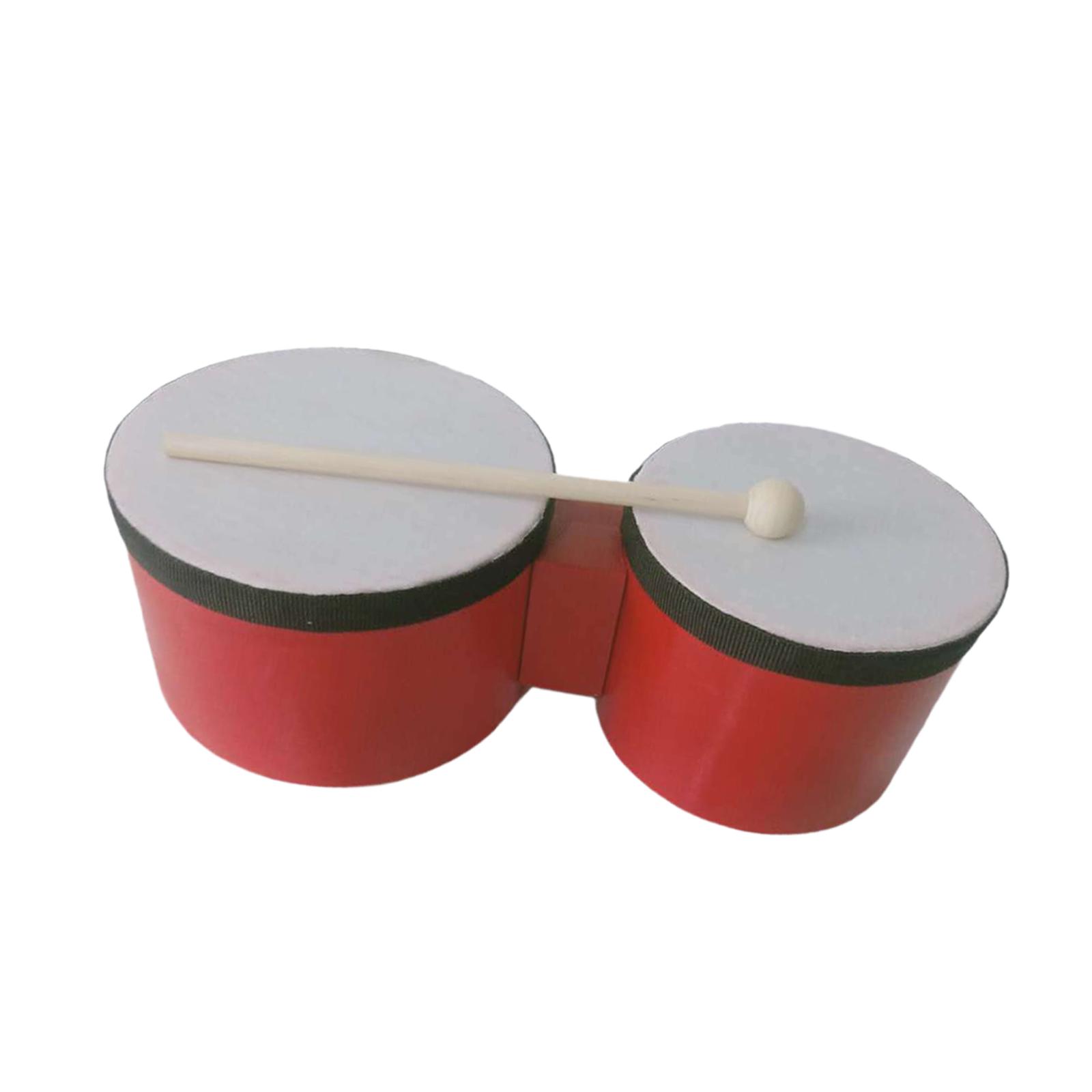 Zestaw perkusyjny z drewnianym – Bongo Drum Set recenzja i cena