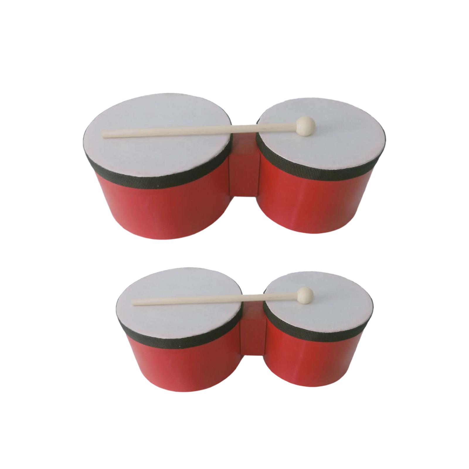 Zestaw perkusyjny z drewnianym – Bongo Drum Set recenzja i cena