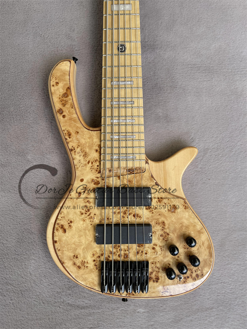 Gitara basowa 6-strunowa DeOl  – Bass Guitar Fretless recenzja i cena
