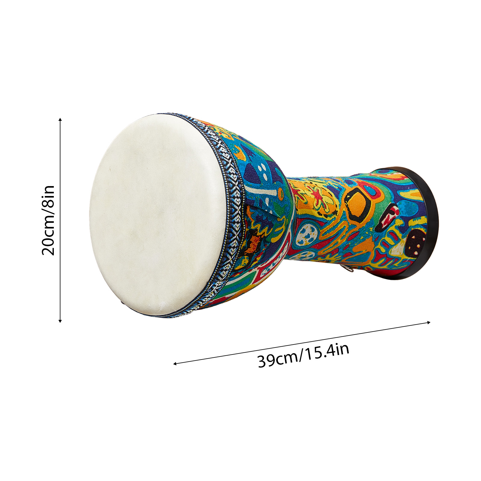8-calowy Afrykański Bęben Duży – Bongo Drum Set recenzja i cena