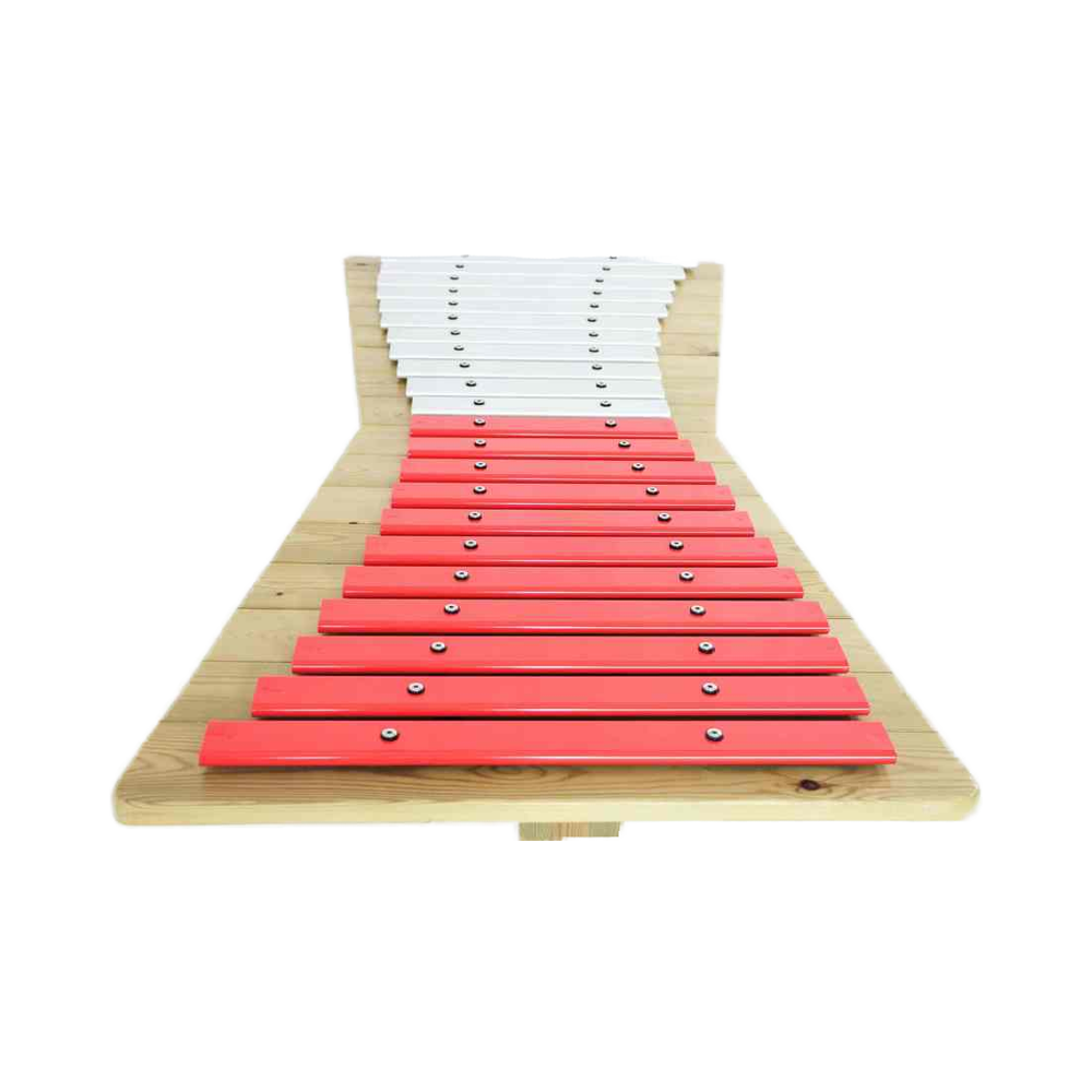 Metalowy xylofon na zewnątrz,  – Musical Instrument Xylophone recenzja i cena