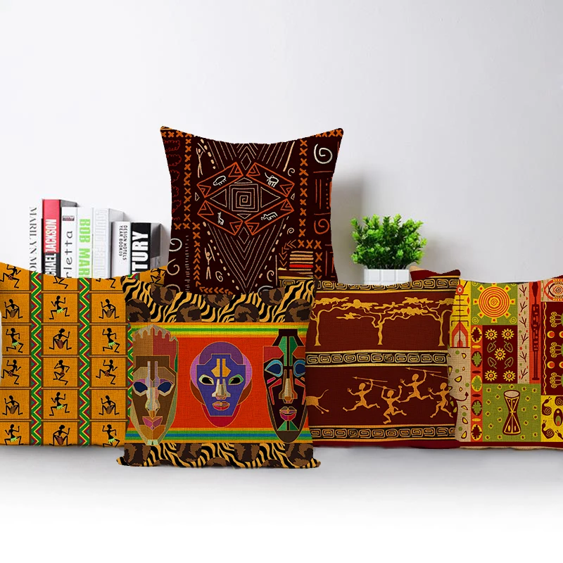 Poszewka na poduszkę Retro Afr – Musical Instrument Of Africa recenzja i cena